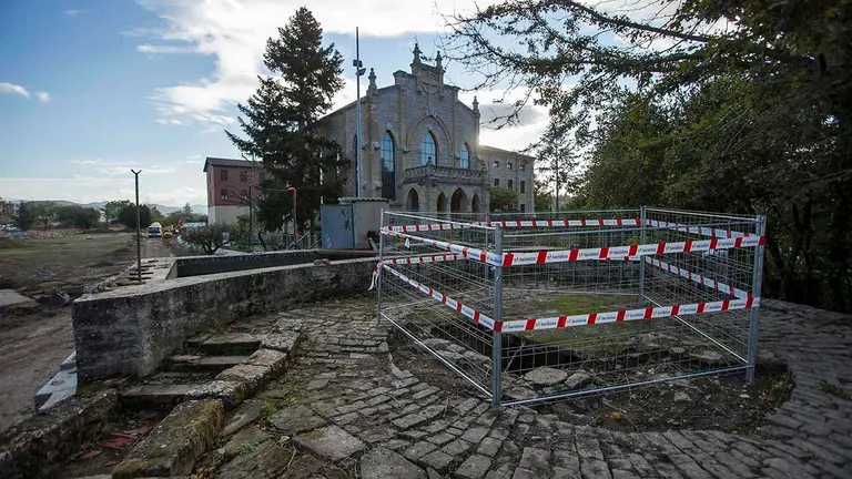 La noria de sangre de la Magdalena se restaurará y quedará integrada en el parque sur de Chantrea. AYUNTAMIENTO DE PAMPLONA