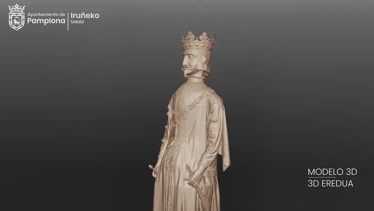 Imagen del Rey europeo. AYUNTAMIENTO DE PAMPLONA
