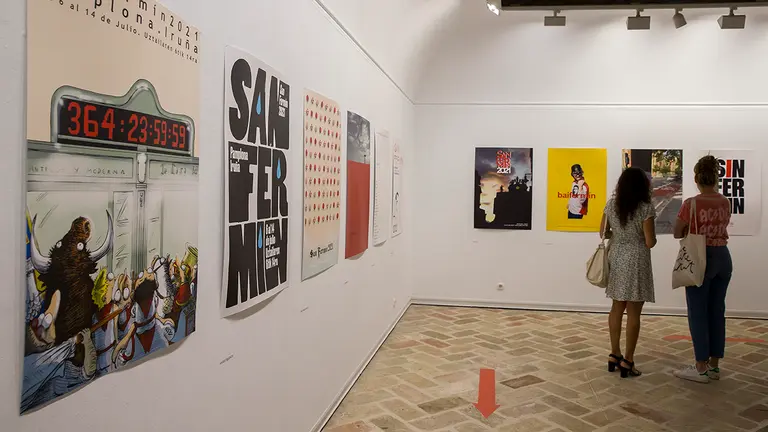 Una de las exposiciones sobre San Fermín que puede visitarse en el recinto de la Ciudadela de Pamplona. AYUNTAMIENTO DE PAMPLONA