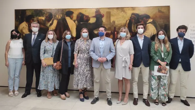 El Museo Muñoz Sola acoge una exposición con cuatro obras del tudelano Rafael del Real. AYUNTAMIENTO DE TUDELA