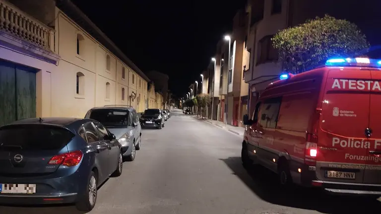 Accidente de tráfico en Corella. POLICÍA FORAL