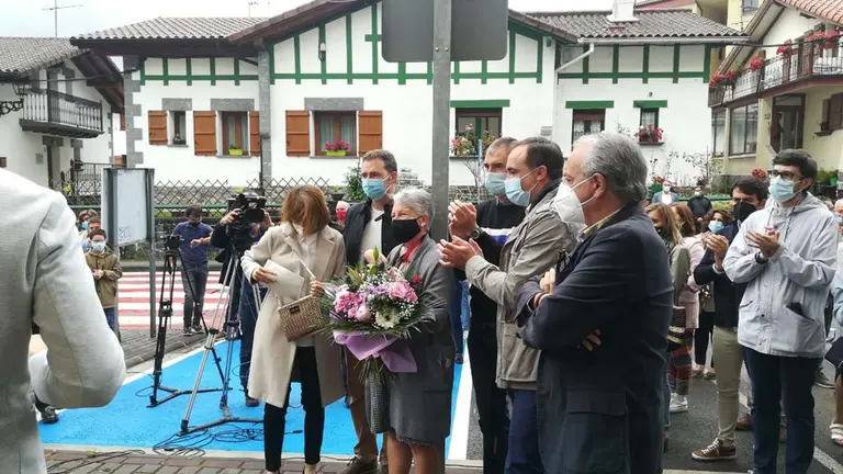 Homenaje en Leiza a José Javier Múgica en el 20 aniversario de su asesinato a manos de la banda terrorista ETA. CEDIDA