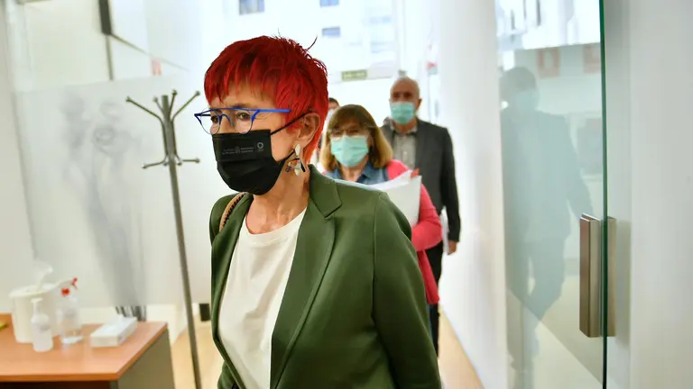 La consejera de Salud del Gobierno de Navarra, Santos Induráin. PABLO LASAOSA