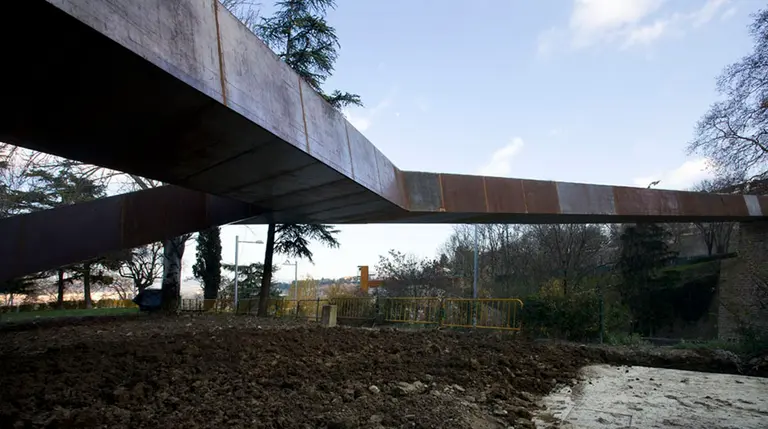 Imagen de la pasarela de Labrit. AYUNTAMIENTO DE PAMPLONA