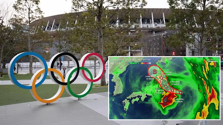 La tormenta tropical Nepartak tocará tierra en Japón en plenos JJOO con rachas de viento de 110 kilómetros por hora. EP