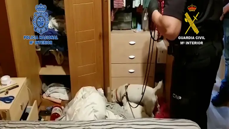 Operación Chaplin en la que ha caído una importante banda de narcotraficantes que operaba en Navarra. GUARDIA CIVIL