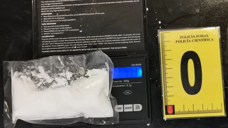 La Polic&iacute;a Foral incauta 50 gramos de speed en la Rochapea. POLIC&Iacute;A FORAL