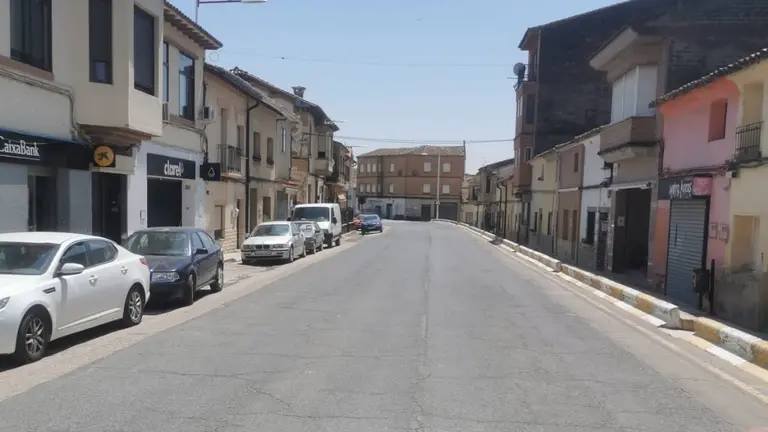 Avenida de Navarra en Cadreita. CEDIDA