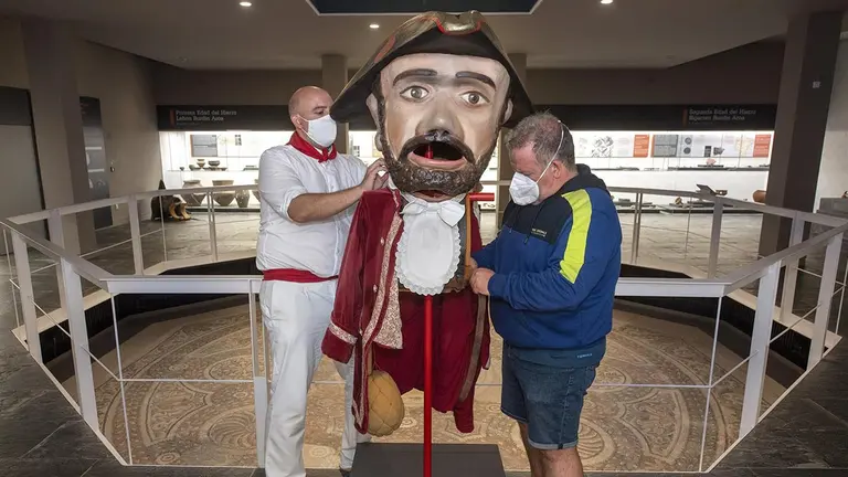 El kiliki Barbas ocupa su lugar en el Museo. GOBIERNO DE NAVARRA