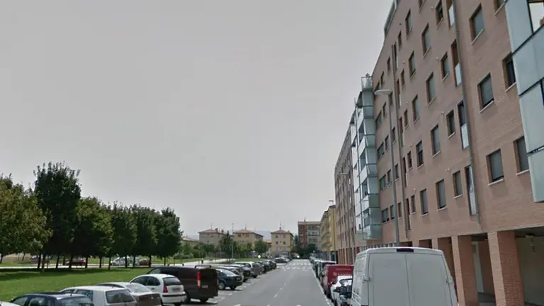 Calle Jimeno Jur&iacute;o, en Anso&aacute;in. ARCHIVO