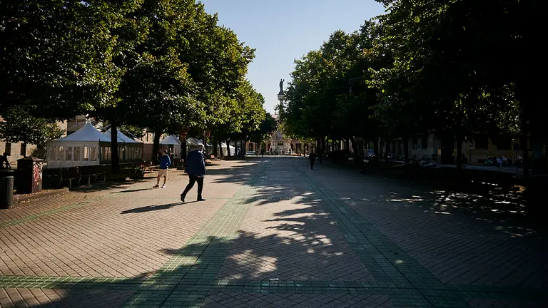 Paseo Sarasate de Pamplona. PABLO LASAOSA