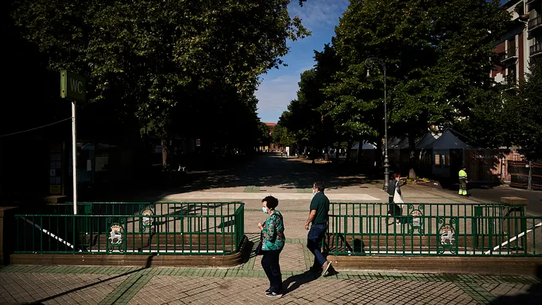 Paseo Sarasate de Pamplona. PABLO LASAOSA