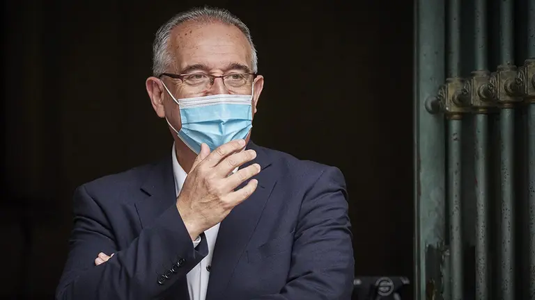 El alcalde de Pamplona, Enrique Maya. EUROPA PRESS