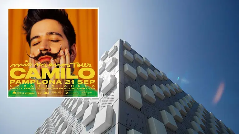 El cantante colombiano Camilo llega en septiembre al Navarra Arena. ARCHIVO