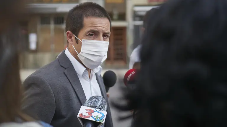 El alcalde de Peralta y presidente de la FNMC, Juan Carlos Castillo. EUROPA PRESS