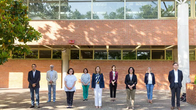 Investigadores del grupo SAVIArquitectura de la Universidad de Navarra. UNIVERSIDAD DE NAVARRA