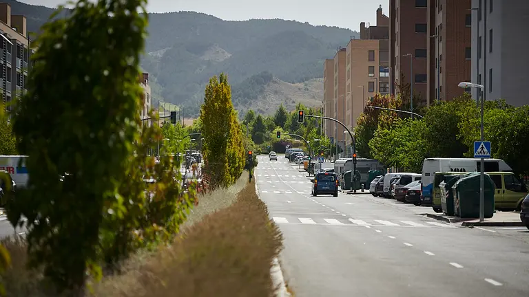 Avenida Reino de Navarra de Sarriguren. PABLO LASAOSA