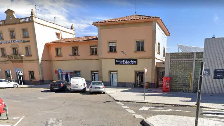 Estación intermodal de tres y autobús de Tudela. ARCHIVO.
