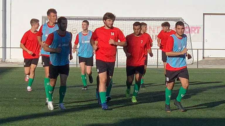 Entrenamiento del Oberena de categoría Autonómica. Navarra.com