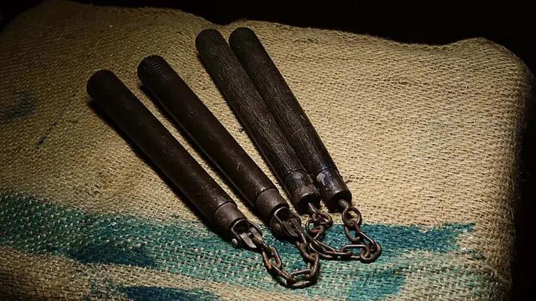 La Policía Foral detiene a un hombre en Uterga por atacar con nunchakus a sus vecinos. ARCHIVO