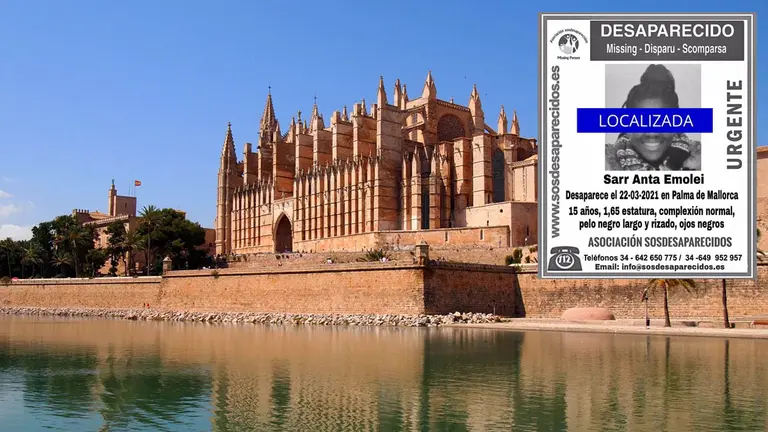 Localizada una menor de 15años desaparecida desde marzo en Palma.