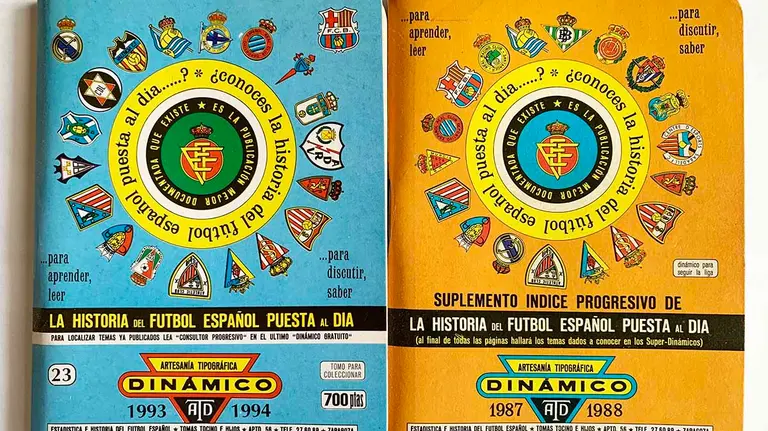 Portadas de los calendarios Dinámico de fútbol. Navarra.com