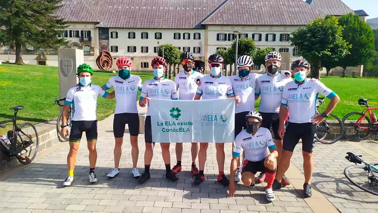 Los participantes del nuevo reto solidario por la ELA. CEDIDA