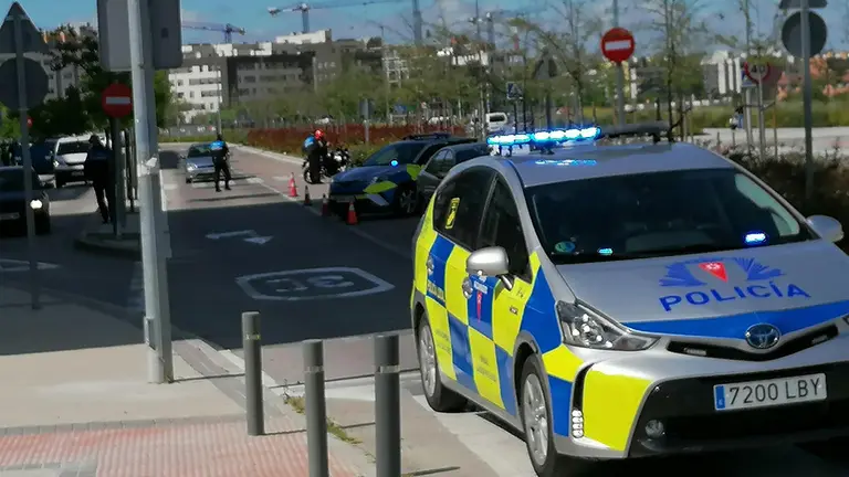 Imagen de la intervención policial. POLICÍA RIVAS