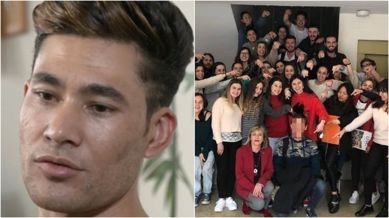 Imágenes de Nabil y H que encabezan sus peticiones el la web Change.org. ARCHIVO