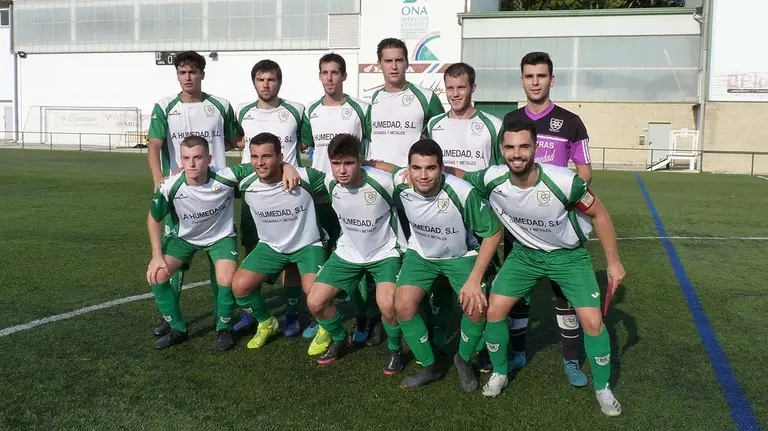 Equipo titular de Oberena ante el Injerto