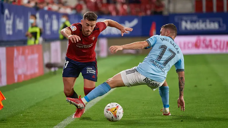 Partido correspondiente a la segunda jornada de la liga entre Osasuna y Celta jugado en el estadio de El Sadar. MIGUEL OSÉS