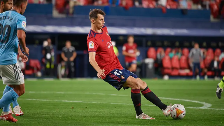 Partido correspondiente a la segunda jornada de la liga entre Osasuna y Celta jugado en el estadio de El Sadar. MIGUEL OSÉS