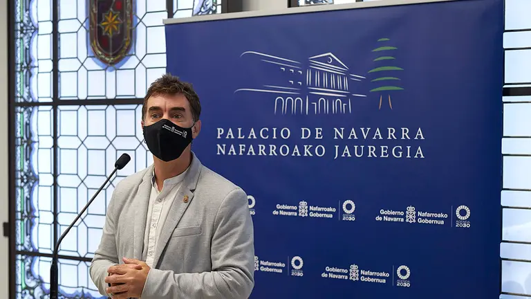 El consejero de Políticas Migratorias, Eduardo Santos. GOBIERNO DE NAVARRA