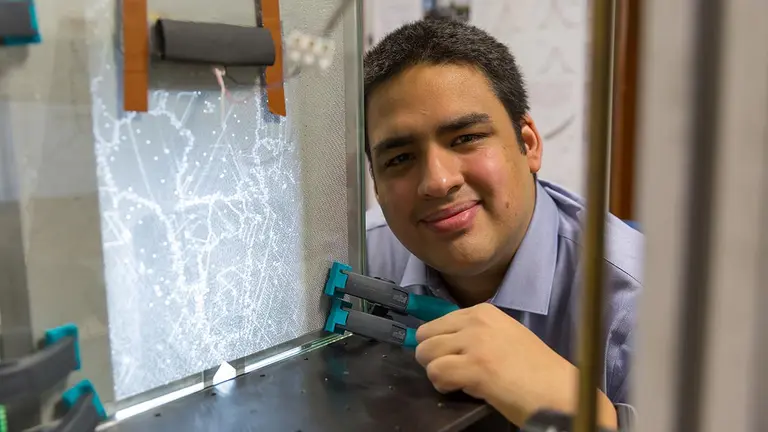 El estudiante de la UNAV, Bruno Guerrero. CEDIDA