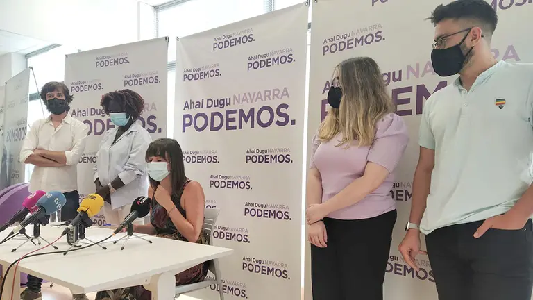 Begoña Alfaro en la rueda de prensa. EUROPA PRESS