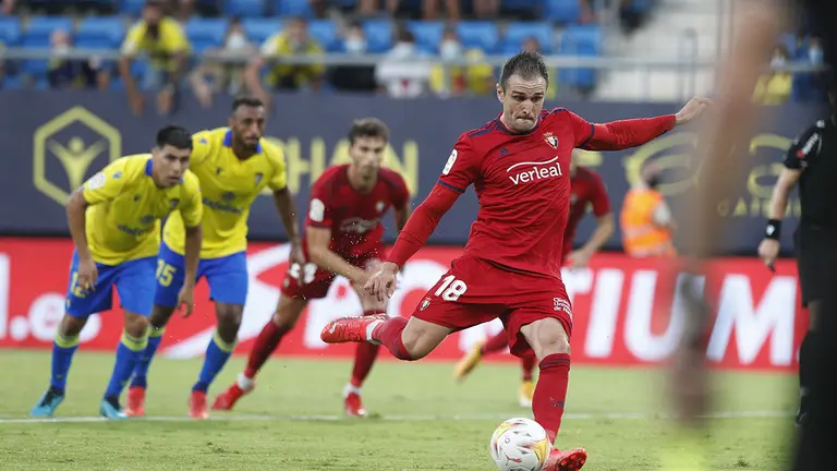 Osasuna se enfrenta al Cádiz en la tercera jornada de la temporada. C.A.OSASUNA