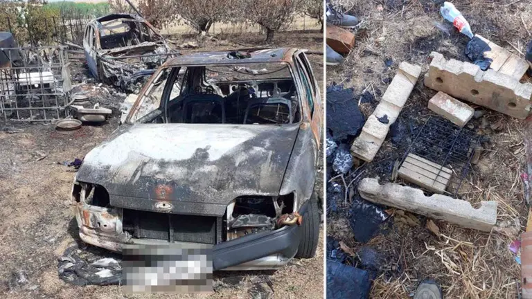 Denunciado en la comarca de Pamplona por hacer una barbacoa que provocó un incendio POLICÍA FORAL