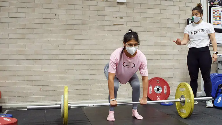 Actividad en el gimnasio de la UPNA. UNIVERSIDAD PÚBLICA DE NAVARRA