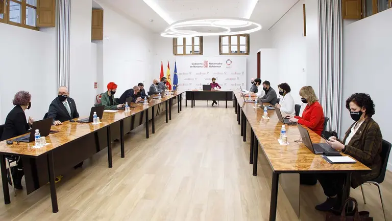 Imagen de la sesión de Gobierno. GOBIERNO DE NAVARRA