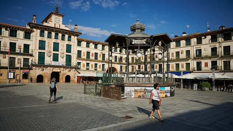 Plaza de los Fueros de Tudela. PABLO LASAOSA