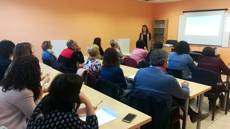 Foto de un curso de una edición anterior de AEZMNA. AEZMNA