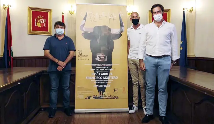 Presentaci&oacute;n de la corrida de toros que se celebrar&aacute; el 12 de octubre en Corella. CEDIDA