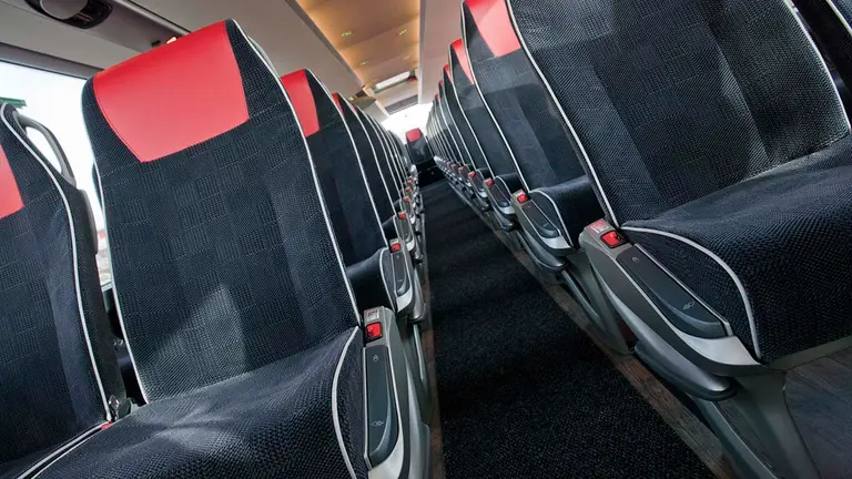 Asientos de un autobus. ANET