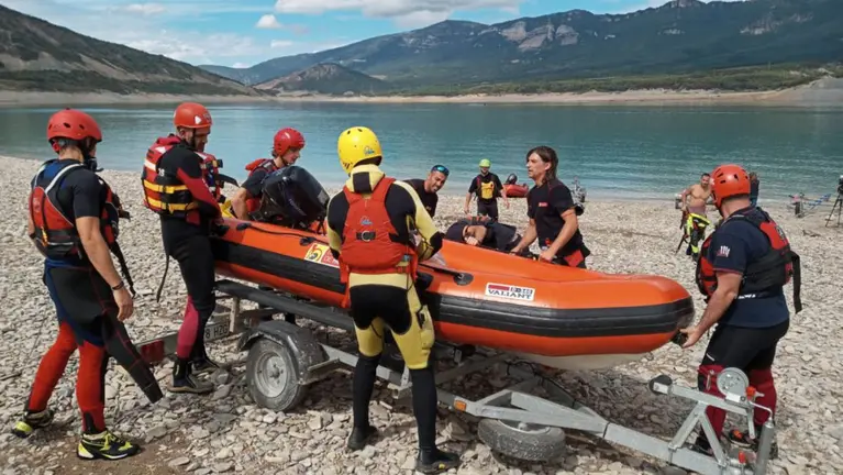 Más de 140 bomberos de Navarra, Aragón, Guipúzcoa y Francia participan en un gran simulacro 112 ARAGÓN