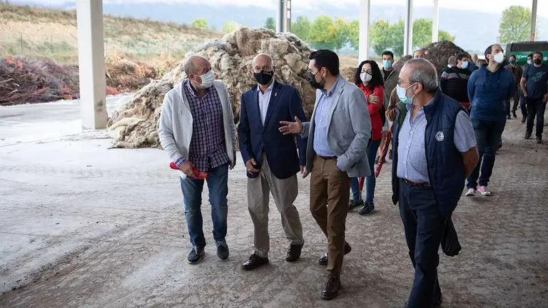 visita a la nueva planta de compostaje de Sakana GOBIERNO DE NAVARRA