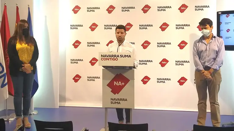 Los concejales de Navarra Suma en Berriozar. EUROPA PRESS