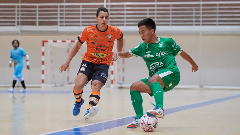 Final de la Copa Navarra disputada entre Osasuna Xota - Ribera Navarra en el pabellón Arrosadía. MIGUEL OSÉS