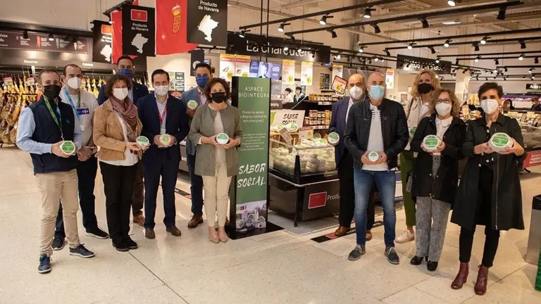20-09-2021 Imagen de la presentación de los productos.
SOCIEDAD ESPAÑA EUROPA NAVARRA
ASPACE NAVARRA
