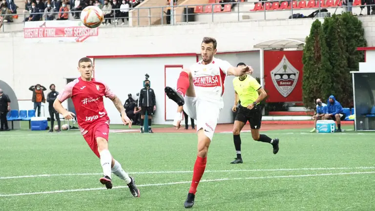 Partido de liga entre la UD Sanse y el Tudelano en Madrid. @UDSanse