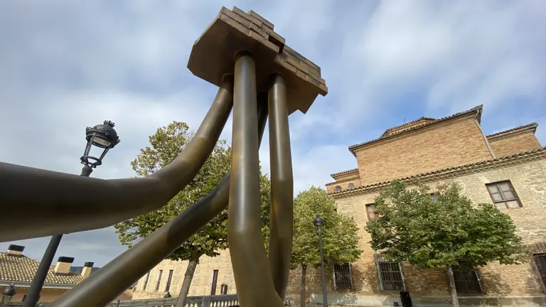 'Castil de Hierro' en Villafranca, en homenaje a la pertenencia desde hace 200 años como localidad congozante a la Comunidad de Bardenas Reales. CEDIDA
